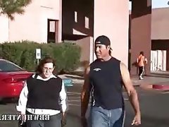 College girl lorelie picked-up for a hot