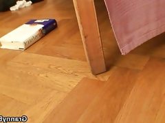 Busty bookworm bitch seduced into