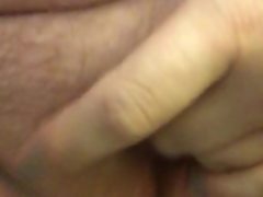 Horny bbw masturbating tight pussy