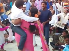 Indian bbw dance and lift carry small