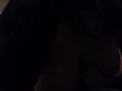 Wife let's husband's friend cum on her