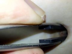 Tweezers in my belly button, how deep