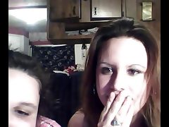 Fat chubby teens playing with their tits